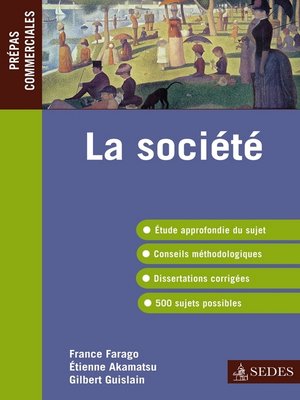 cover image of La société